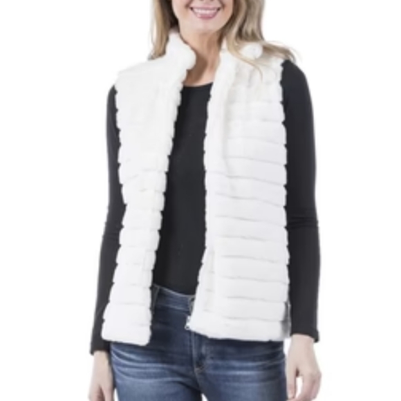 KATYDID FAUX VERY SOFT VEST - Picture 3 of 6